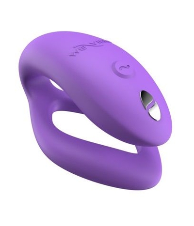 Фиолетовый вибратор для пар We-Vibe Sync O - фото, цены