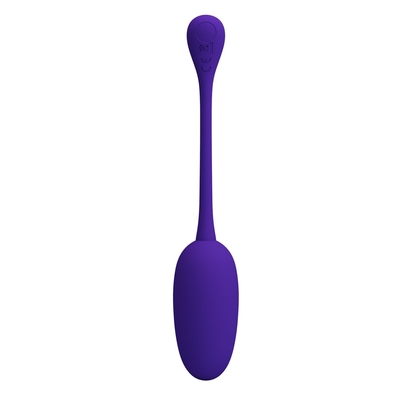 Фиолетовое перезаряжаемое виброяйцо Knucker - фото, цены