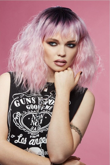 Нежно-розовый парик Любимый котенок - фото, цены