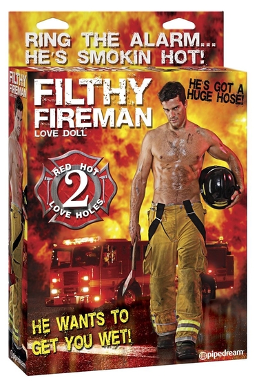 Надувная секс-кукла пожарник Filthy Fireman Love Doll - фото, цены
