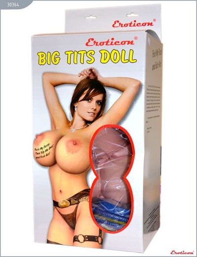 Надувная кукла «Брюнетка» с большой грудью - фото, цены