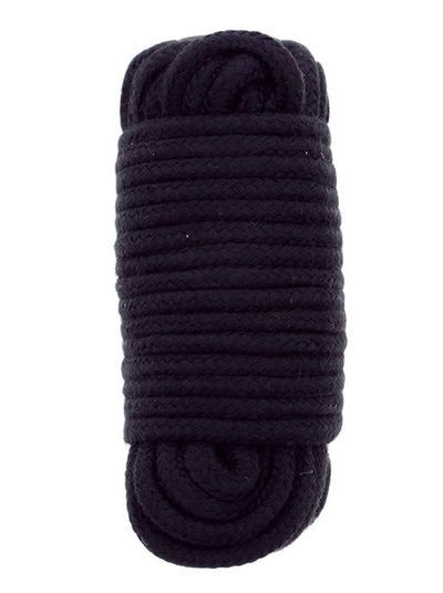 Черная веревка для связывания Bondx Love Rope - 10 м. - фото, цены