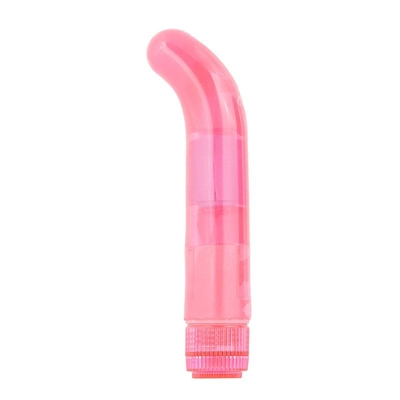 Розовый водонепроницаемый стимулятор G-точки H2o G-spot Probe Waterproof Vibrator - 18 см. - фото, цены