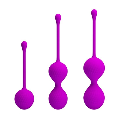 Набор лиловых вагинальных шариков Kegel Ball - фото, цены