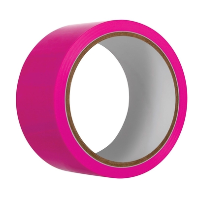 Розовая лента для бондажа Pink Bondage Tape - 20 м. - фото, цены