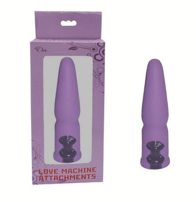 Фиолетовая анальная насадка для секс-машин - фото, цены