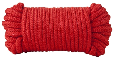 Красная хлопковая верёвка Bondage Rope 33 Feet - 10 м. - фото, цены