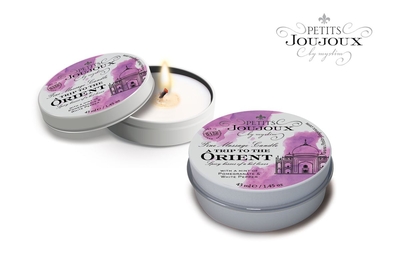 Массажная свеча Petits Joujoux Orient с ароматом граната и белого перца - 33 гр. - фото, цены