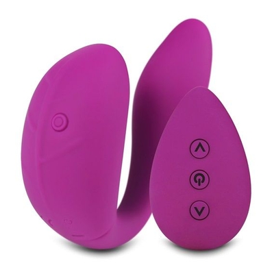Фиолетовый вибратор для пар O-Sensual Double Rush - фото, цены