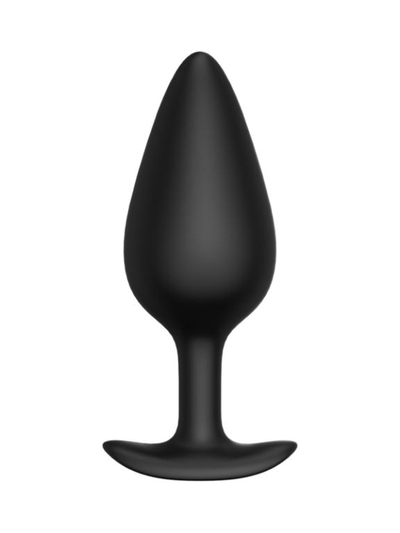 Черная анальная пробка Butt plug №04 - 10 см. - фото, цены