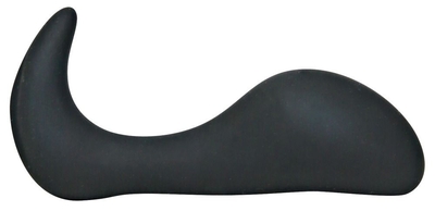 Анальный стимулятор с изогнутым стволом Black Velvet - 10,5 см. - фото, цены