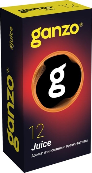 Ароматизированные презервативы Ganzo Juice - 12 шт. - фото, цены