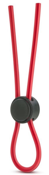 Красное силиконовое лассо на пенис Silicone Loop Cock Ring - фото, цены