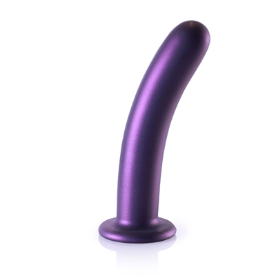 Фиолетовый фаллоимитатор Smooth G-Spot - 17,7 см. - фото, цены