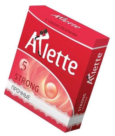 Ультрапрочные презервативы Arlette Strong - 3 шт. - фото, цены