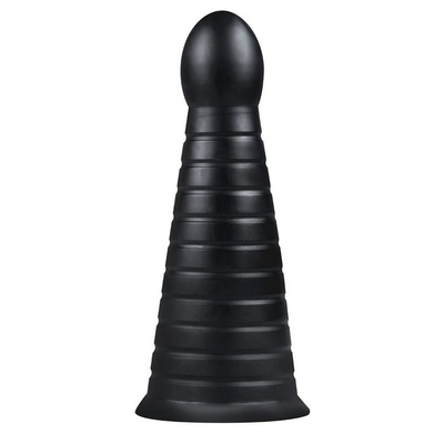 Черная анальная пирамида Devil Dog - 25,9 см. - фото, цены