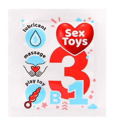 Гель-лубрикант на водной основе Sex Toys - 4 гр. - фото, цены