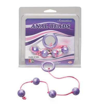 Фиолетовые анальные шарики Good Vibes Anal Beads Small - фото, цены