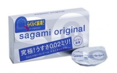 Ультратонкие презервативы Sagami Original 0.02 Quick - 6 шт. - фото, цены