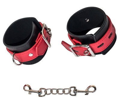 Черно-красные наручники Prelude - фото, цены