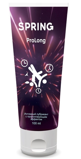 Пролонгирующий интимный лубрикант Spring ProLong - 100 мл. - фото, цены