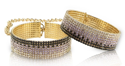 Золотистые наручники Diamond Handcuffs Liz - фото, цены