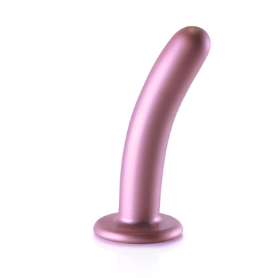 Розовый фаллоимитатор Smooth G-Spot - 15 см. - фото, цены