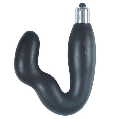 Чёрный вибратор для G-стимуляции Erotic Shape - фото, цены