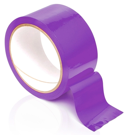 Фиолетовая самоклеящаяся лента для связывания Pleasure Tape - 10,6 м. - фото, цены
