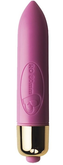 Розовая вибропулька RO-80mm - 7,9 см. - фото, цены
