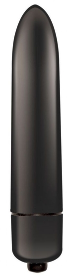 Черная гладкая вибропуля Mae - 9 см. - фото, цены