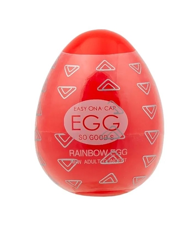 Мастурбатор-яйцо Oyo Rainbow Red - фото, цены
