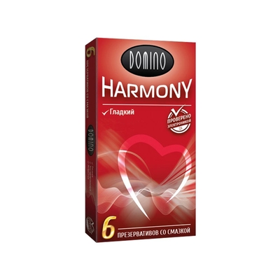 Гладкие презервативы Domino Classic Harmony - 6 шт. - фото, цены