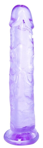 Фиолетовый фаллоимитатор Distortion - 18 см. - фото, цены