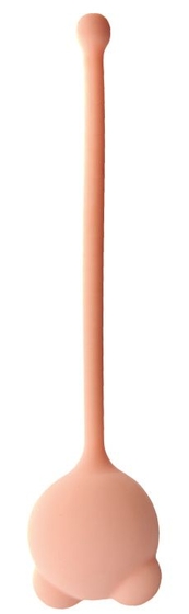 Бежевый вагинальный шарик Omicron - фото, цены