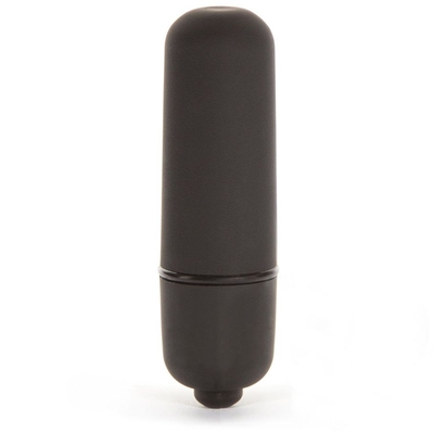 Черная вибропуля X-Basic Bullet Mini One Speed - 5,9 см. - фото, цены