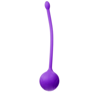 Фиолетовый металлический шарик с хвостиком в силиконовой оболочке - фото, цены