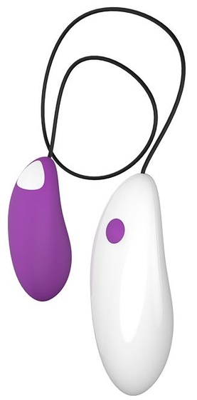 Фиолетовое виброяйцо Wired Love Egg - фото, цены
