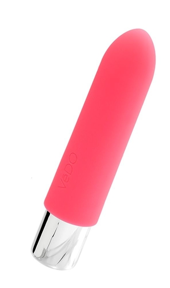 Розовая вибропуля VeDO Bam Mini - 9,5 см. - фото, цены