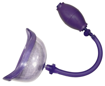 Фиолетовая вакуумная помпа Bad Kitty Vagina Sucker - фото, цены