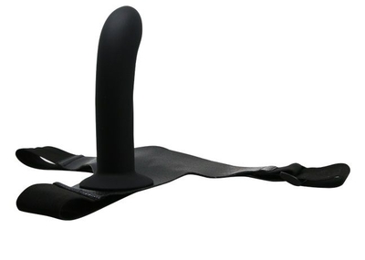 Страпон на эластичных ремнях Ultra Harness Karin Dildo - 16,8 см. - фото, цены