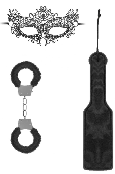 Черный игровой набор Introductory Bondage Kit №4 - фото, цены
