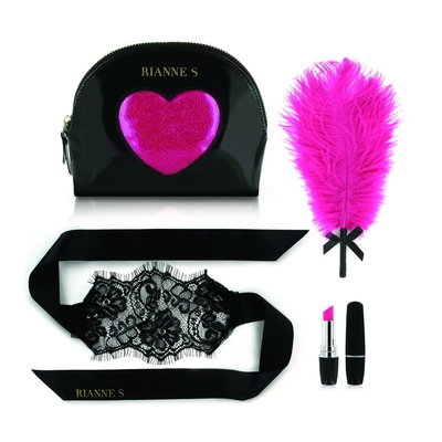 Черно-розовый эротический набор Kit d Amour - фото, цены