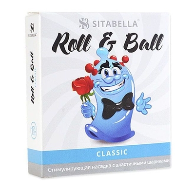 Стимулирующий презерватив-насадка Roll Ball Classic - фото, цены