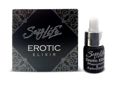 Эфирное масло-афродизиак с феромонами Sexy Life Erotic Elixir унисекс - 5 мл. - фото, цены