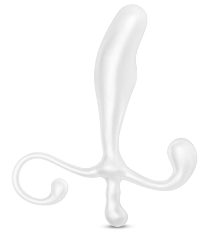 Белый стимулятор простаты Prostimulator Vx1 - 12,7 см. - фото, цены