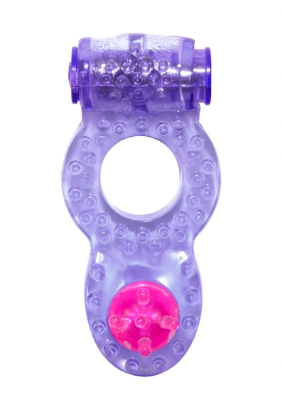 Фиолетовое эрекционное кольцо Rings Ringer - фото, цены