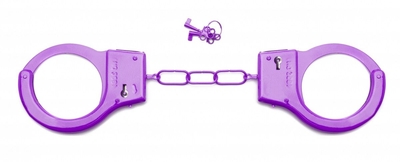 Фиолетовые металлические наручники Shots Toys Purple - фото, цены