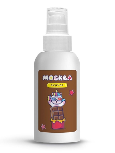 Универсальная смазка с ароматом шоколада Москва Вкусная - 100 мл. - фото, цены
