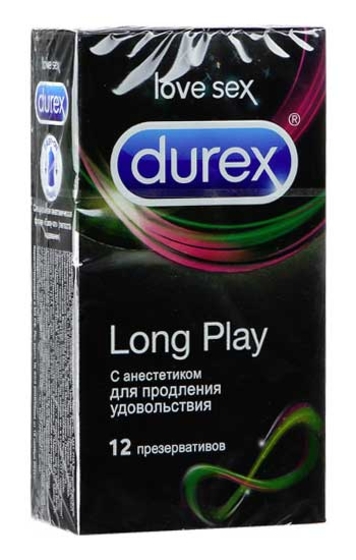 Презервативы для продления удовольствия Durex Long Play - 12 шт. - фото, цены